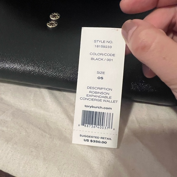 Authentic black Tory Burch crossbody wallet bag - Picture 11 of 13